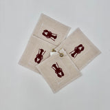 Nautical Canvas Coasters  - Set of 4