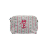 TRVL Goodie Cosmetic Bag Pink Ribbon