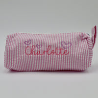 Seersucker Mini Baguette Bag