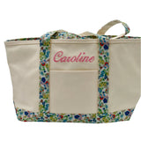 Medium Midi Coated Canvas Trim Tote