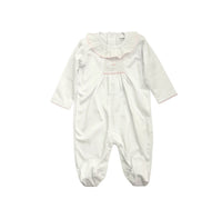 Nazu Smocked Pima Footie