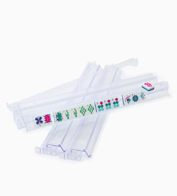 Mahjong Clear Acryllic Rack & Pusher Set