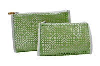 TRVL Lattice Cosmetic and Toiletry Pouch Set