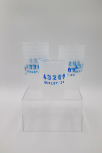 Zip Code Reusable Cups Sleeve of 10