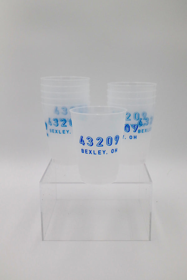 Zip Code Reusable Cups Sleeve of 10