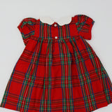 Maddie & Connor Girls' Red Tartan Dress