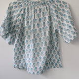 Victoria Dunn Bristol Blouse Cabana Blue