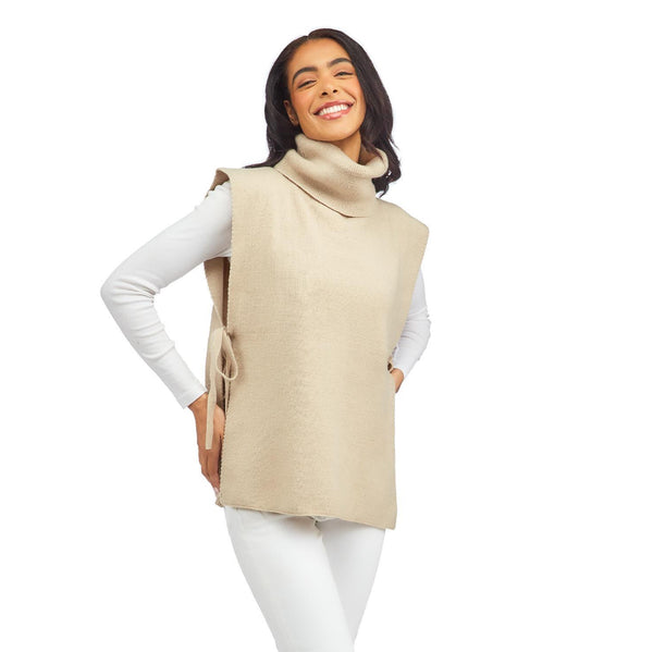 Turtleneck Sweater Poncho