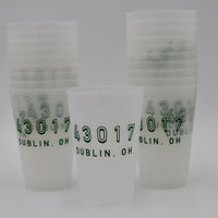 Zip Code Reusable Cups Sleeve of 10
