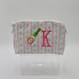 TRVL Goodie Cosmetic Bag Pink Ribbon