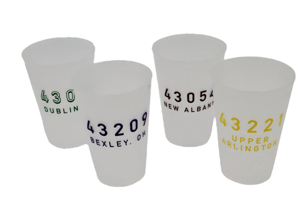 Zip Code Reusable Cups Sleeve of 10
