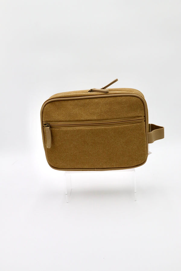 TRVL Canvas Dopp Kit Coated Canva