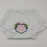 Bloomer Diaper Covers - Customized embroidery