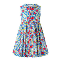 Strawberry Blossom Button-front Dress
