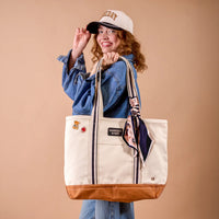 Huddle Up The Darling Canvas Tote Bag