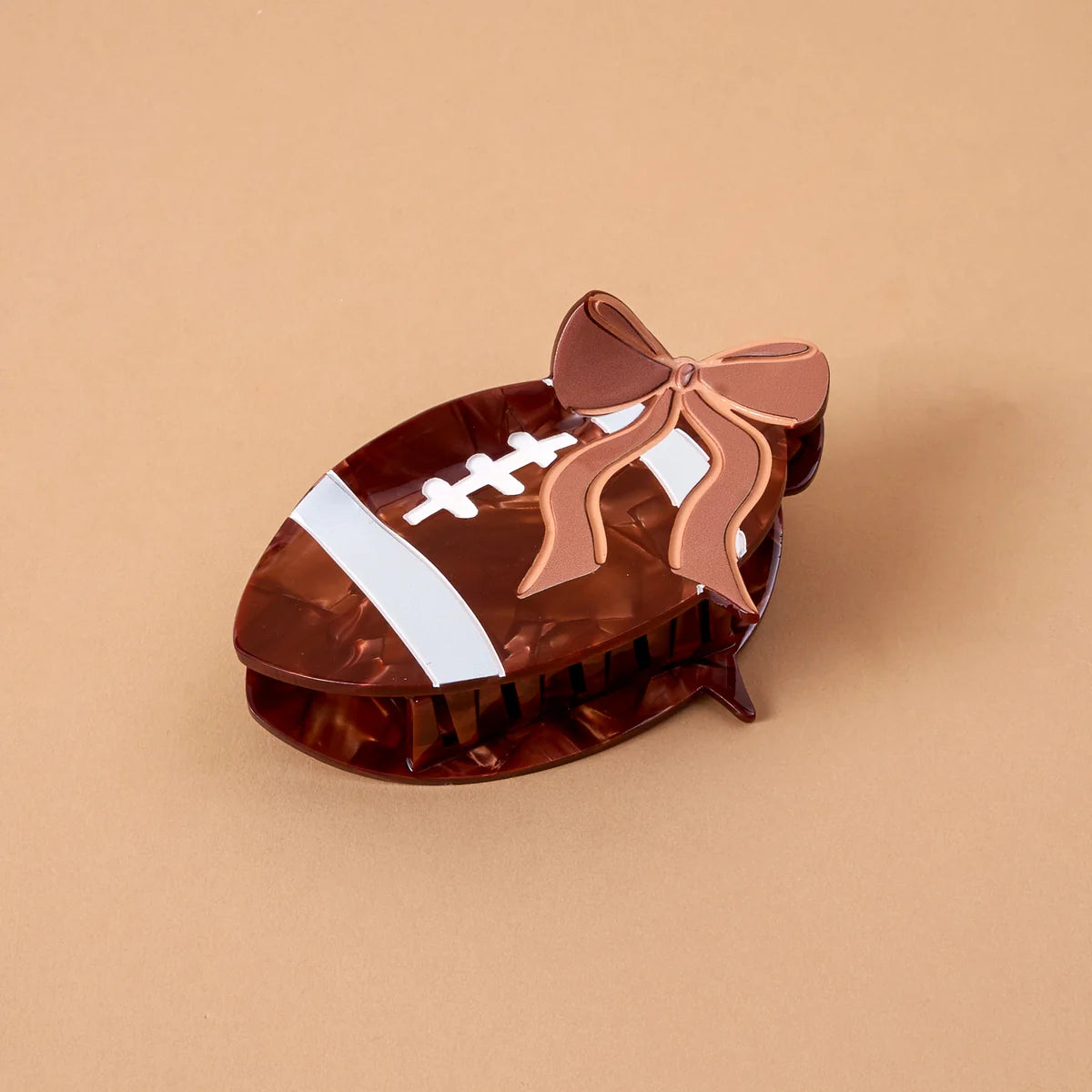 Fab Football Shape Up Claw Clip