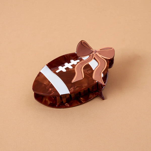 Fab Football Shape Up Claw Clip