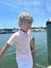Newport Shirt Coral Floral