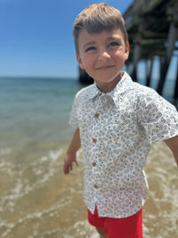 Newport Shirt Navy Floral