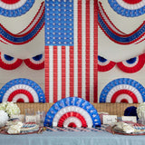 Honeycomb Patriotic Star Fan