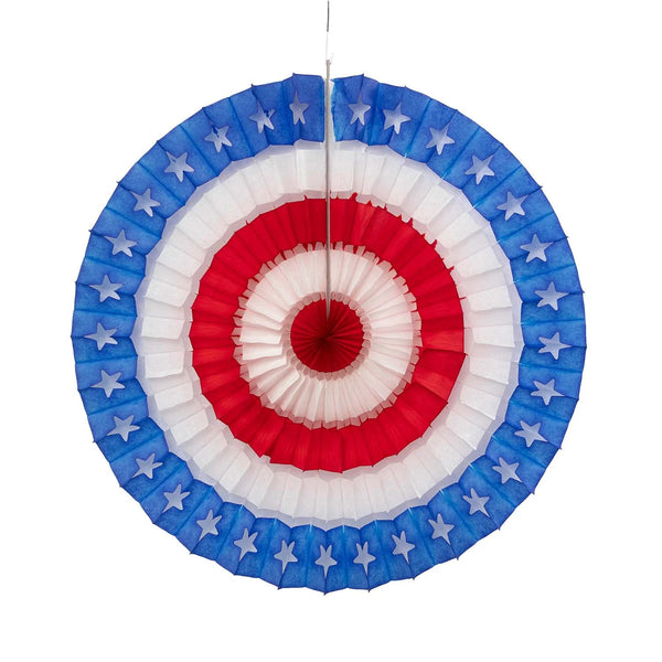 Honeycomb Patriotic Star Fan
