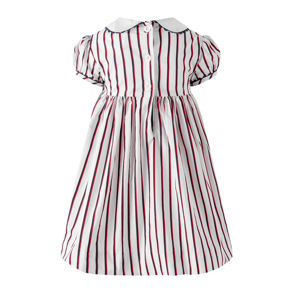Sailboat Smocked Stripe Dress and Bloomers