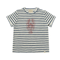 NEWQUAY NAVY LOBSTER PRINTED TEE