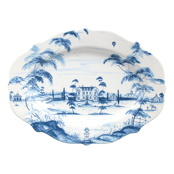 Juliska Country Estate 18.5” Delft Blue Serving Platter