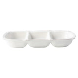 Juliska Berry & Thread 14" Triple Section Server - Whitewash
