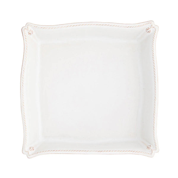 Juliska Berry & Thread Matzoh Plate - Whitewash