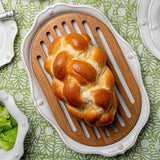 Juliska Berry & Thread Challah Board - Whitewash