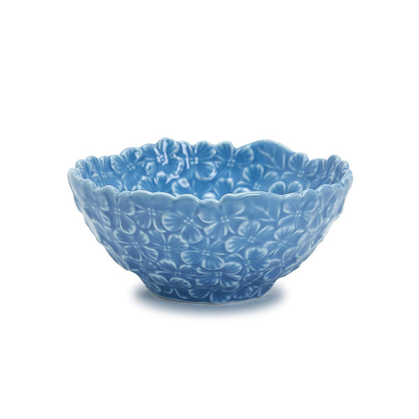 Blue Hydrangea Set of 3 Tidbit Bowls