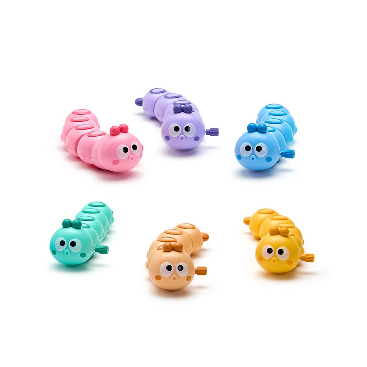 Wind Up Caterpillar Toy Unit with Bucket Display