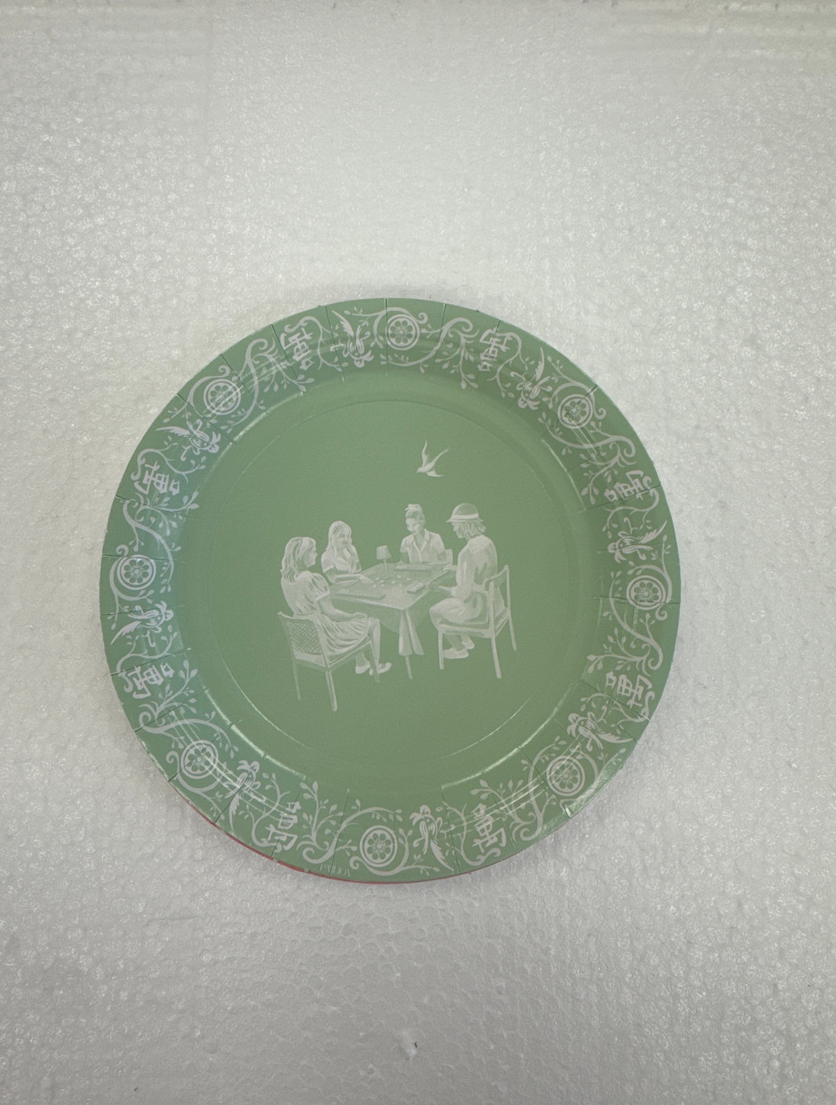 Mini Mahjong Green Plates
