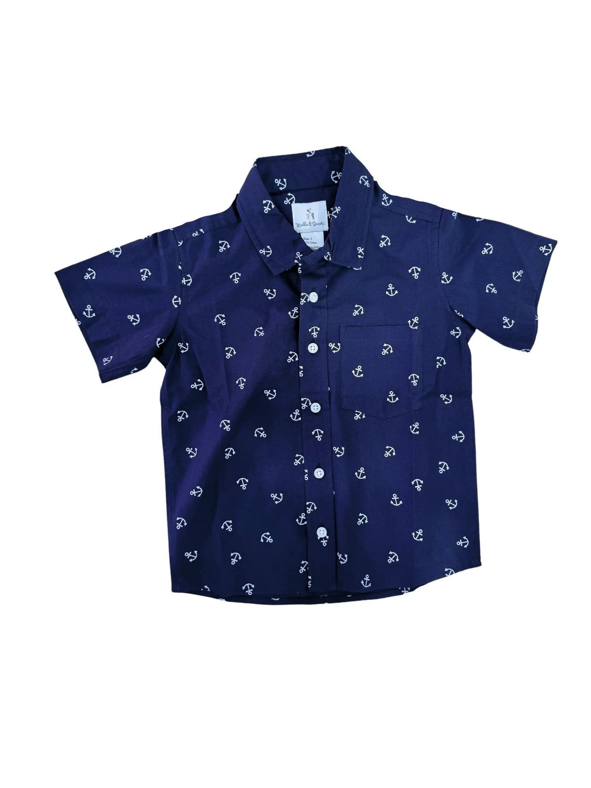 Anchors Away Boys Button Down