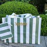 Carryall Striped Beach Tote