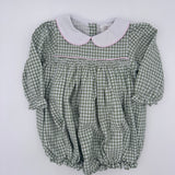 Girls' Michelle Dress Park Green Windowpane