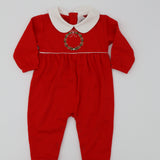 Maddie & Connor Baby Wreath Day Romper