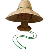 Begonia Sun Hat- Neon Green Lanyard Jade Toggle