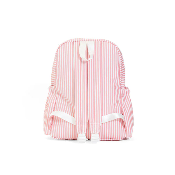 Pink Striped Backpack