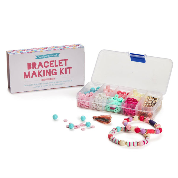 Bead Bracelet craft kit in storage container assorted 2 colors