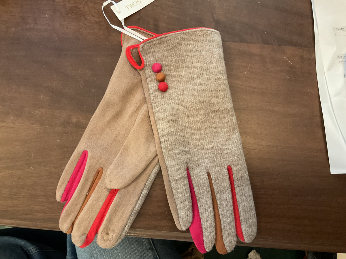 Quilted Glove Tan