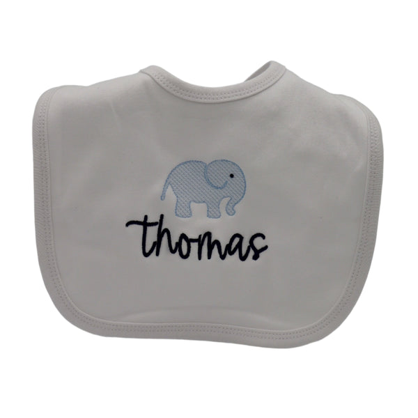 Custume monogram Baby Bib