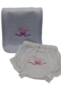 Monogram Custom Baby Burp Cloth