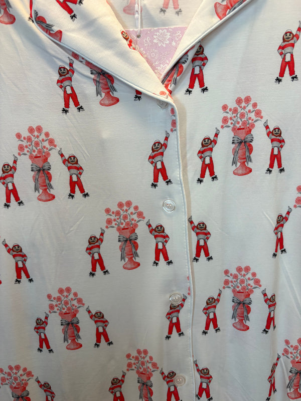 Gameday Heirloom Pajama Shorts Set- Ohio State
