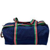 Oxford Weekender Navy Barrel Duffel Bag