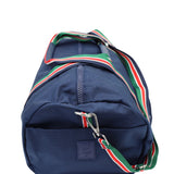 Oxford Weekender Navy Barrel Duffel Bag