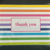rainbow thank you note cards