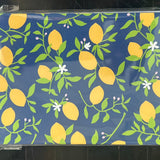floral and lemon note cards