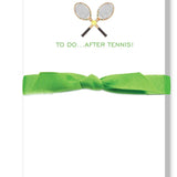 to do after...tenis mini notepad